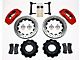 Wilwood TC6R Front Big Brake Kit with 16-Inch Drilled and Slotted Rotors; Red Calipers (07-10 Silverado 3500 HD)