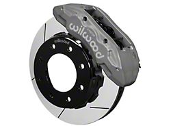Wilwood Tactical Extreme TX6R Front Big Brake Kit with 15-Inch Slotted Rotors; Anodized Clear Calipers (11-19 Silverado 3500 HD)