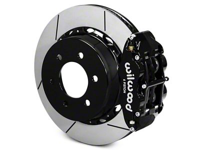 Wilwood Superlite 6R Rear Big Brake Kit; Black Calipers (12-20 F-150 w/ Manual Parking Brake)