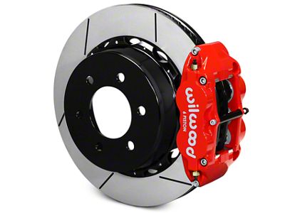 Wilwood Superlite 6R Rear Big Brake Kit; Red Calipers (12-20 F-150 w/ Manual Park Brake)