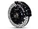 Wilwood TC6R 6-Lug Front Big Brake Kit with Drilled and Slotted Rotors; Black Calipers (04-08 2WD F-150)
