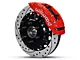 Wilwood TC6R 6-Lug Front Big Brake Kit with Drilled and Slotted Rotors; Red Calipers (04-08 2WD F-150)