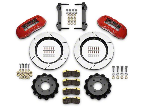 Wilwood TX6R Front Kit 16.00in Red 1999-2014 GM Truck/SUV 1500 main image 1