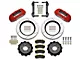 Wilwood Tactical Xtreme TX6R Front Big Brake Kit; Red Calipers (10-20 F-150)