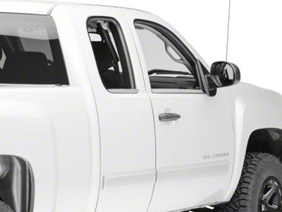 Window Sill Trim; Stainless Steel (07-13 Silverado 1500 Regular Cab, Extended Cab)