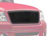 RedRock Wire Mesh Upper Grille with Frame; Black (04-08 F-150)