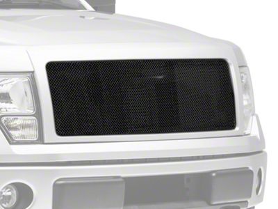 RedRock Wire Mesh Upper Grille Insert; Black (09-14 F-150, Excluding Raptor)