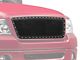 RedRock Wire Mesh Upper Grille Insert with Frame and Rivets; Black (04-08 F-150)