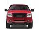 RedRock Wire Mesh Upper Grille Insert with Frame, Rivets and LED Light Bar; Black (04-08 F-150)