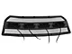 RedRock Wire Mesh Upper Grille Insert with Frame, Rivets and LED Lighting; Black (15-17 F-150 XL)