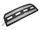 RedRock Wire Mesh Upper Grille Insert with Frame, Rivets and LED Lighting; Black (15-17 F-150 XL)