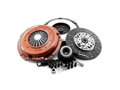 X-Clutch Stage 1 Single Sprung Organic Disc Clutch Kit with Flywheel and Hydraulic Release Bearing; 21-Spline (16-19 2.8L Duramax Colorado)