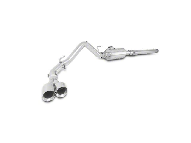 XForce Single Exhaust System with Polished Tip; Side Exit (15-20 5.0L F-150)
