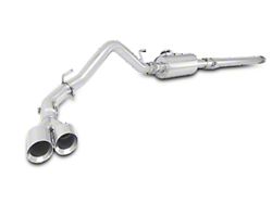 XForce Varex Single Exhaust System with Polished Tip; Side Exit (15-20 2.7L EcoBoost F-150)