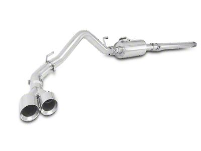 XForce Varex Single Exhaust System with Polished Tip; Side Exit (15-20 3.5L EcoBoost F-150, Excluding Raptor & 19-20 F-150 Limited)