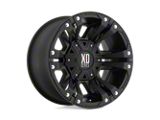 XD Monster II Matte Black 8-Lug Wheel; 20x9; 0mm Offset (01-06 Sierra 2500 HD)