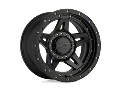 XD Brute Satin Black 8-Lug Wheel; 17x9; -12mm Offset (01-06 Sierra 3500 HD SRW)