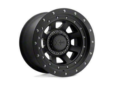 XD FMJ Satin Black 8-Lug Wheel; 17x9; -12mm Offset (01-06 Sierra 3500 HD SRW)