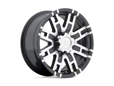 XD Hoss II Satin Black Machined Dark Tint 8-Lug Wheel; 18x9; 18mm Offset (01-06 Sierra 3500 HD SRW)
