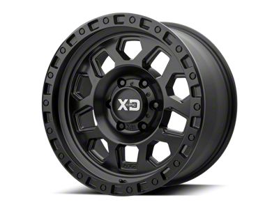 XD RG2 Satin Black 8-Lug Wheel; 17x9; -12mm Offset (01-06 Sierra 3500 HD SRW)