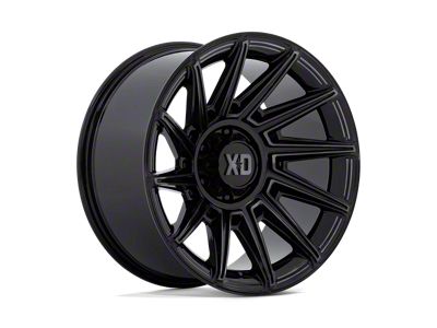 XD Specter Gloss Black with Gray Tint 8-Lug Wheel; 20x10; -18mm Offset (01-06 Sierra 3500 HD SRW)