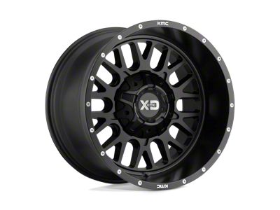 XD Snare Satin Black 8-Lug Wheel; 20x12; -44mm Offset (01-06 Silverado 3500 HD SRW)