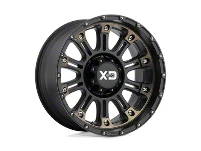 XD Hoss II Satin Black Machined Dark Tint 8-Lug Wheel; 20x9; 0mm Offset (06-08 RAM 1500 Mega Cab)