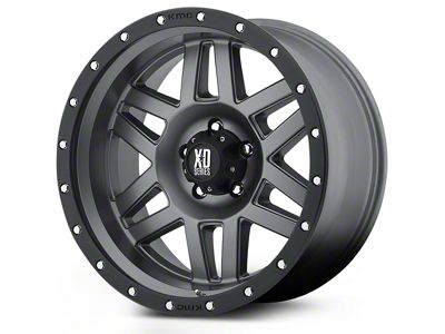 XD Machete Black Machined 5-Lug Wheel; 17x9; 18mm Offset (02-08 RAM 1500, Excluding Mega Cab)
