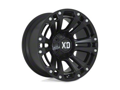 XD Monster 3 Satin Black 8-Lug Wheel; 20x9; 0mm Offset (06-08 RAM 1500 Mega Cab)
