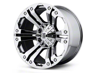 XD Monster Chrome 5-Lug Wheel; 22x9.5; 18mm Offset (02-08 RAM 1500, Excluding Mega Cab)