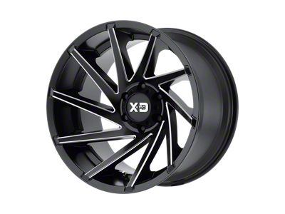 XD Cyclone Satin Black Milled 8-Lug Wheel; 20x10; -18mm Offset (03-09 RAM 2500)