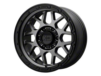 XD Grenade OR Matte Gray with Matte Black Lip 8-Lug Wheel; 17x9; 18mm Offset (03-09 RAM 2500)