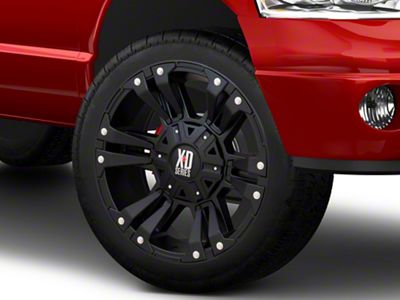 XD Monster II Matte Black 8-Lug Wheel; 20x10; -24mm Offset (03-09 RAM 2500)