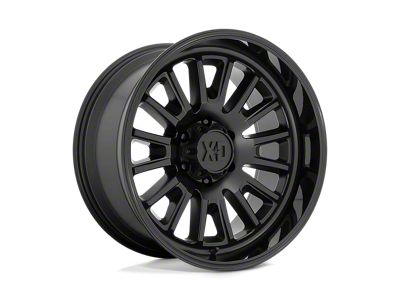 XD Rover Satin Black with Gloss Black Lip 8-Lug Wheel; 20x10; -18mm Offset (03-09 RAM 2500)