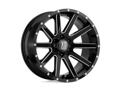 XD Spy II Satin Black Dark Tint 8-Lug Wheel; 17x9; -12mm Offset (03-09 RAM 2500)