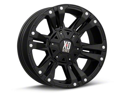 XD Monster II Matte Black 8-Lug Wheel; 17x9; -12mm Offset (03-09 RAM 3500 SRW)