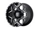 XD Crux Gloss Black Milled 6-Lug Wheel; 20x9; 18mm Offset (04-08 F-150)