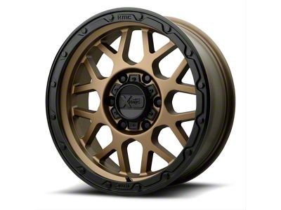 XD Grenade OR Matte Bronze with Matte Black Lip 6-Lug Wheel; 18x8.5; 0mm Offset (04-08 F-150)