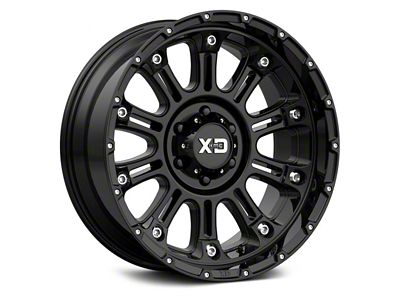 XD Hoss II Gloss Black 6-Lug Wheel; 18x9; 18mm Offset (04-08 F-150)