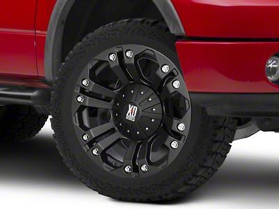 XD Monster Matte Black 6-Lug Wheel; 22x9.5; 18mm Offset (04-08 F-150)