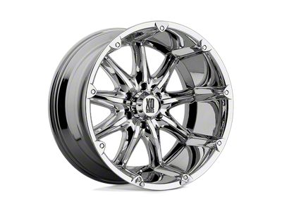 XD Badlands Chrome 6-Lug Wheel; 20x9; -12mm Offset (07-13 Sierra 1500)