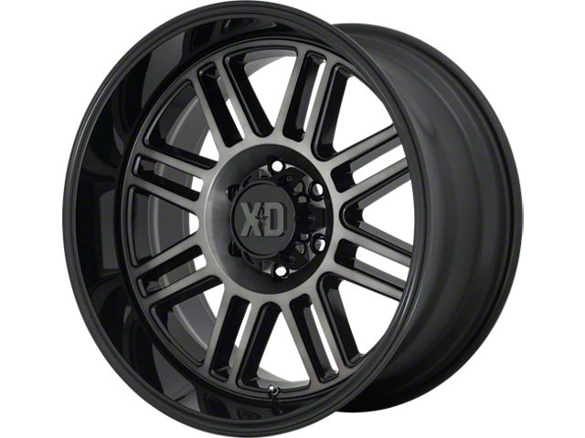 XD Cage Gloss Black with Gray Tint 6-Lug Wheel; 20x9; 0mm Offset (07-13 Sierra 1500)