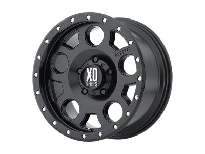 XD Enduro Pro Satin Black with Reinforcing Ring 6-Lug Wheel; 20x9; 18mm Offset (07-13 Sierra 1500)