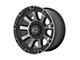 XD Gauntlet Satin Black with Gray Tint 6-Lug Wheel; 17x9; 0mm Offset (07-13 Sierra 1500)