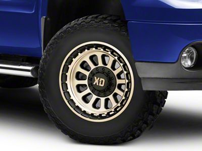 XD Omega Satin Black with Bronze Tint 6-Lug Wheel; 17x9; 0mm Offset (07-13 Sierra 1500)