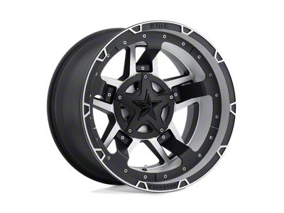 XD Rockstar III Matte Black Machined 6-Lug Wheel; 18x9; 0mm Offset (07-13 Sierra 1500)