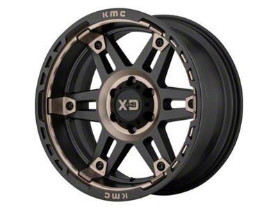 XD Spy II Satin Black Dark Tint 6-Lug Wheel; 20x10; -18mm Offset (07-13 Sierra 1500)