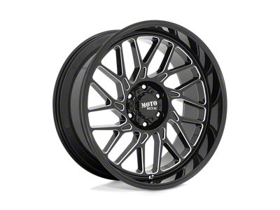 XD Outlander Gloss Black 8-Lug Wheel; 22x10; -18mm Offset (11-14 Sierra 3500 HD SRW)