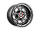 XD Demodog Gloss Black Milled 6-Lug Wheel; 20x9; 18mm Offset (07-13 Silverado 1500)