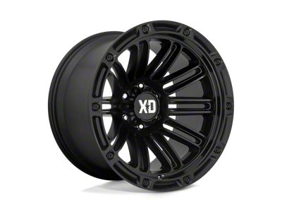 XD Double Deuce Satin Black 6-Lug Wheel; 20x10; -18mm Offset (07-13 Silverado 1500)